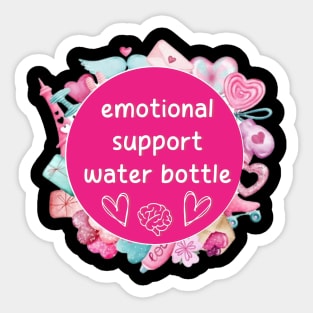 Emotional Support Water Bottle Please Do Not Pet Sticker